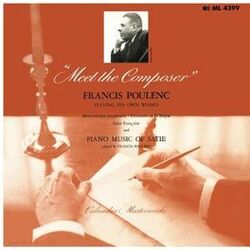 Cover of Meet the Composer - Francis Poulenc Playing His Own Works