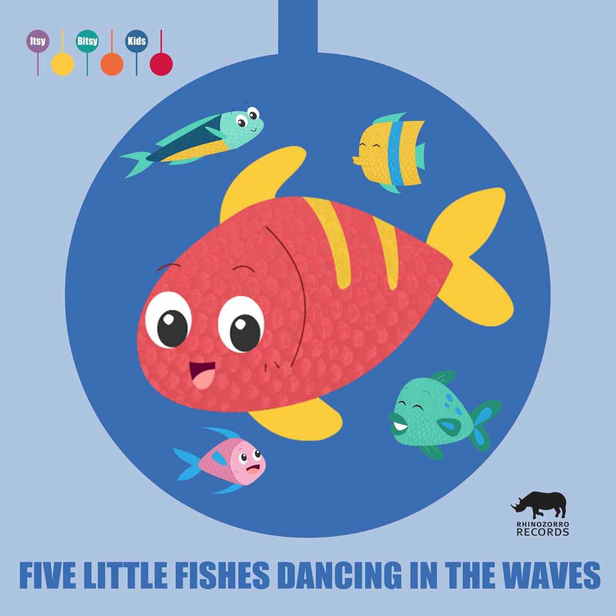 Album cover of Five Little Fishes Dancing in the Waves