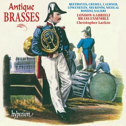 Cover of Antique Brasses: Original Brass Music on Period Instruments