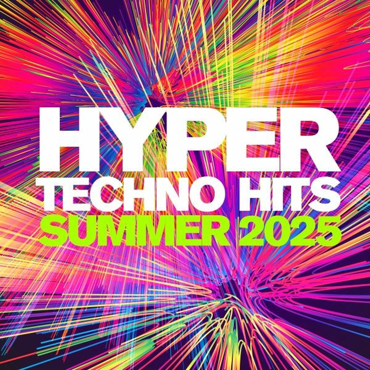 Album cover of Hyper Techno Hits - Summer 2025