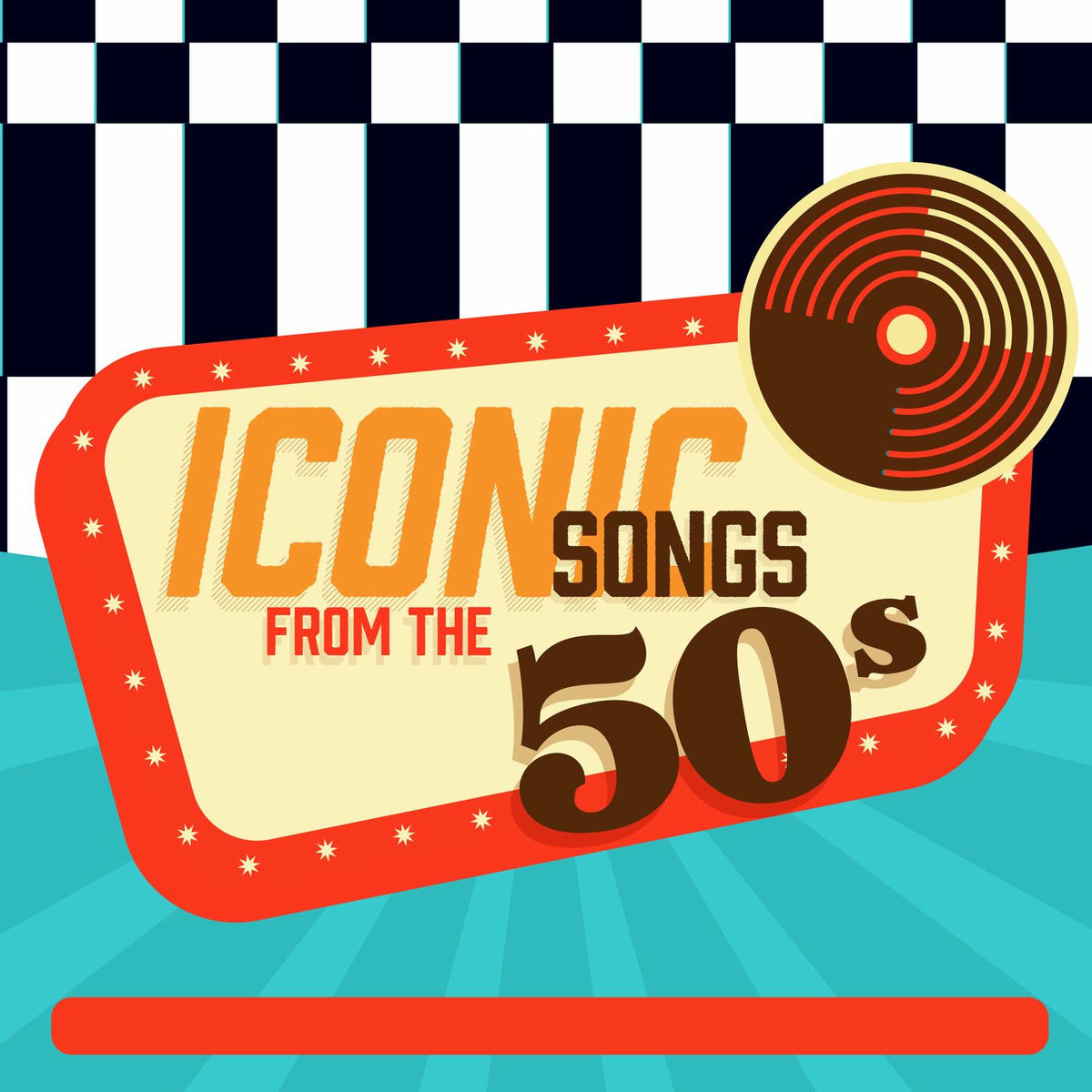 Album cover of Iconic songs from the 50s