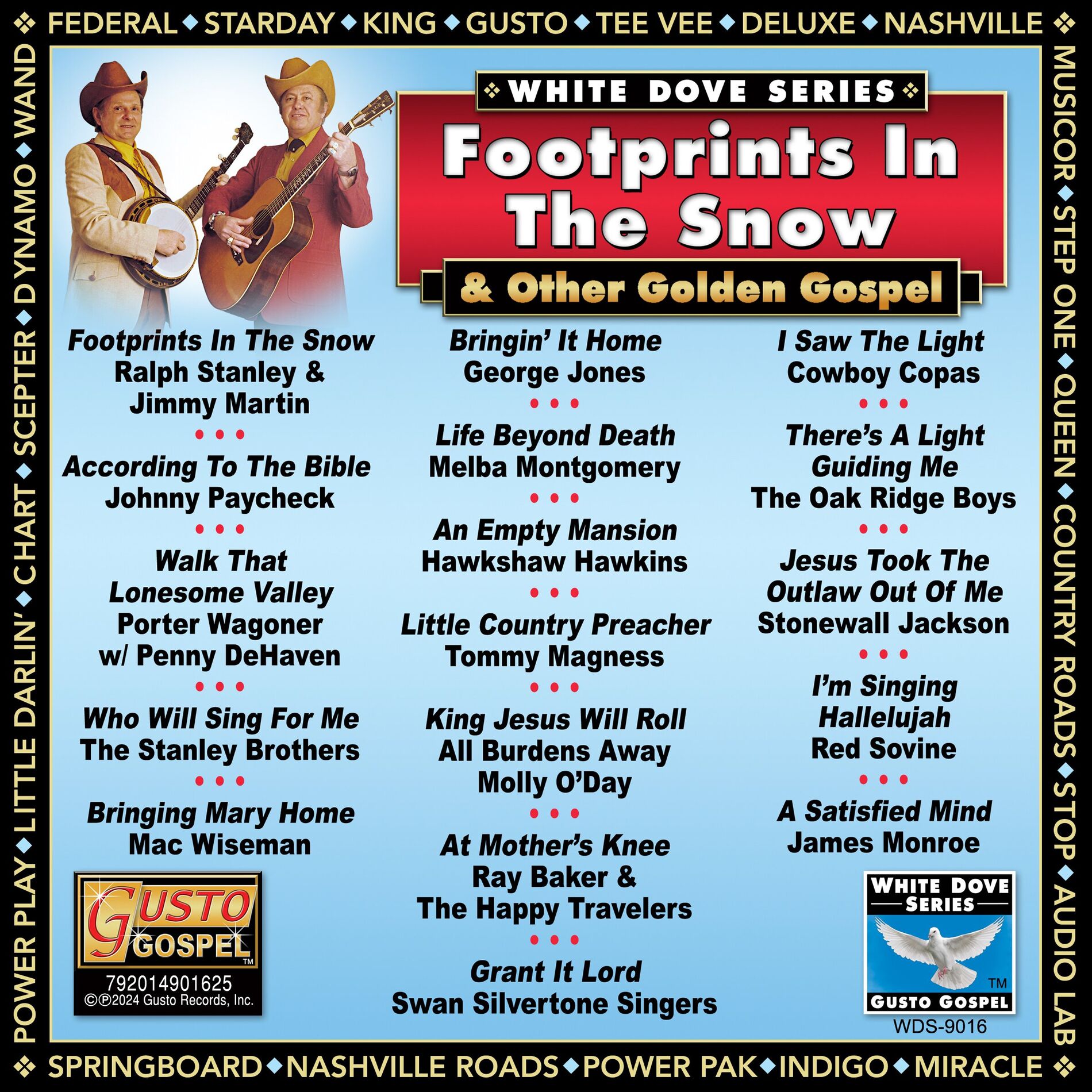 Album cover of Footprints In The Snow & Other Golden Gospel