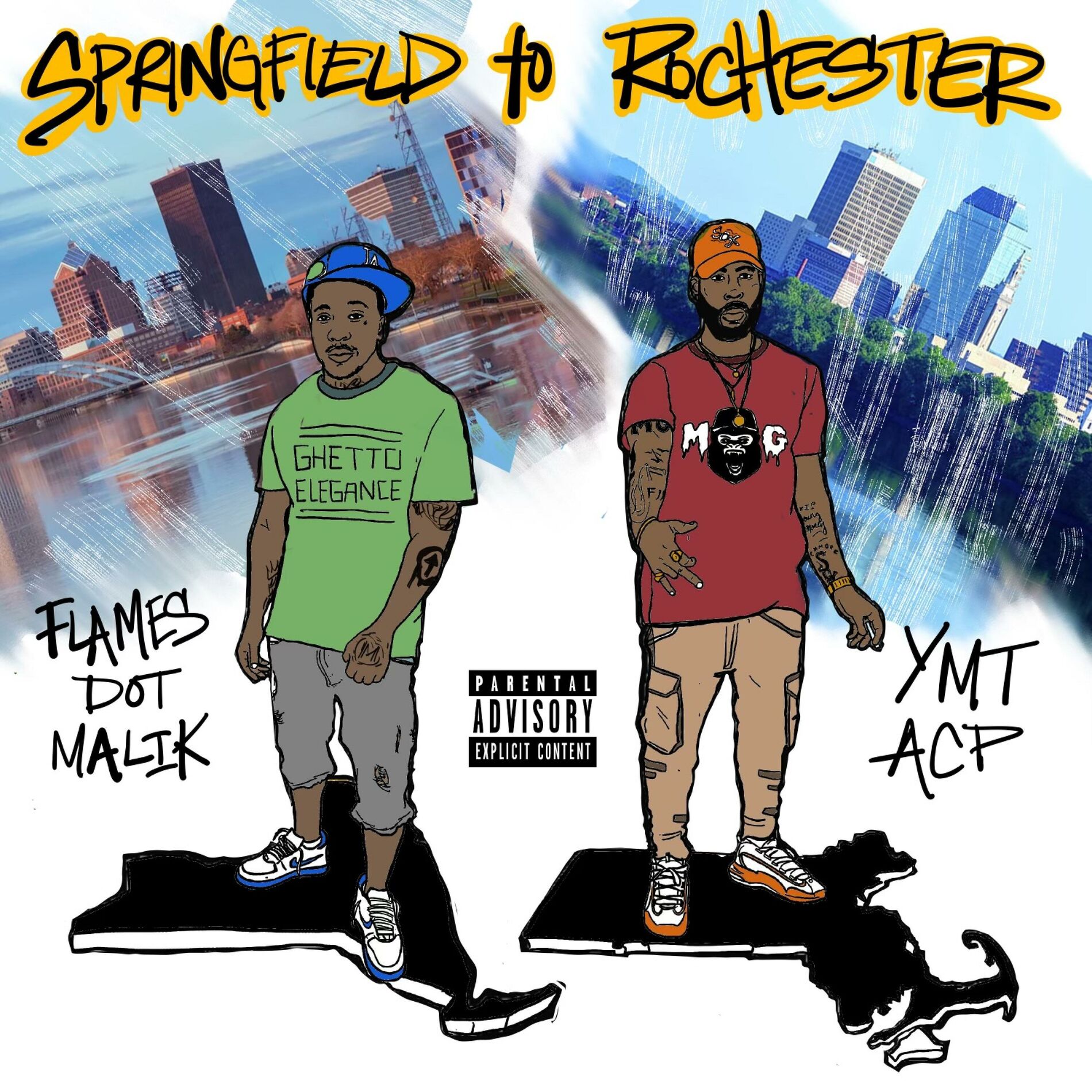 Album cover of SPRINGFIELD TO ROCHESTER (feat. Flames Dot Malik) [REMASTERED VERSION]