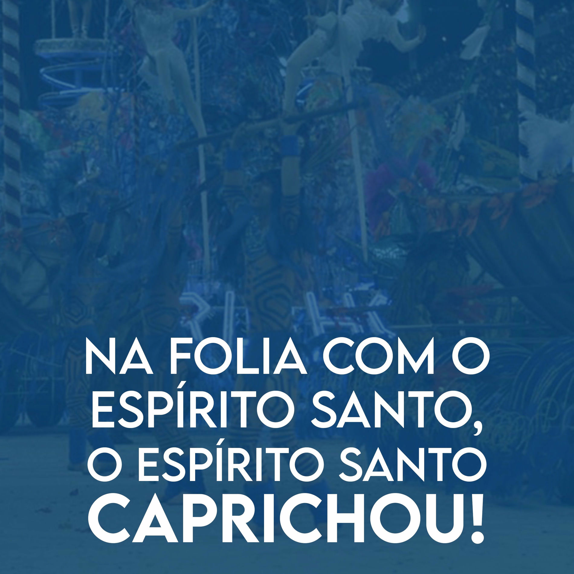Album cover of Na Folia Com o Espírito Santo, o Espírito Santo Caprichou!