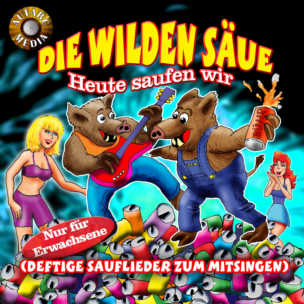 Album cover of Heute saufen wir (Deftige Sauflieder zum Mitsingen)