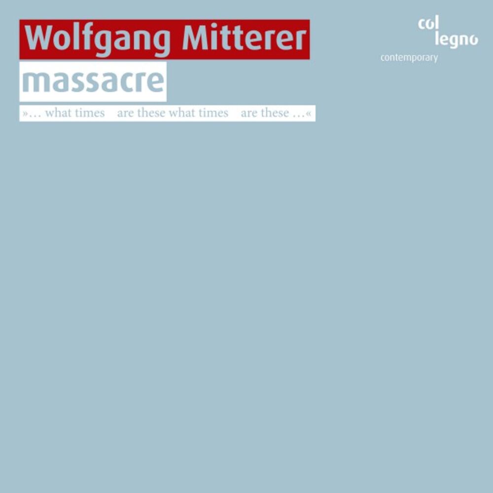 Picture of Wolfgang Mitterer: Massacre