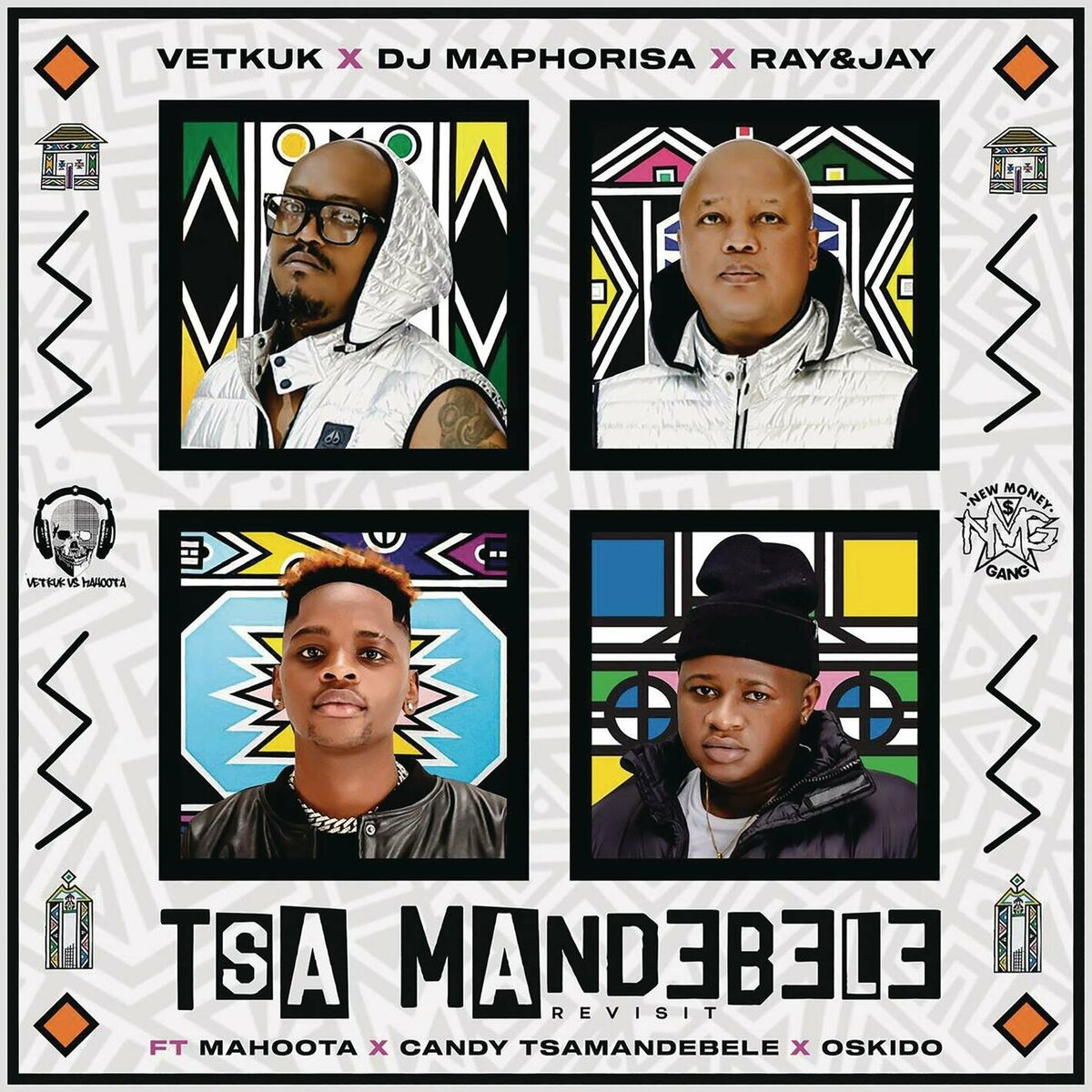 Album cover of Tsa Mandebele (Revisit) (feat. Mahoota, Candy Tsamandebele & Oskido)