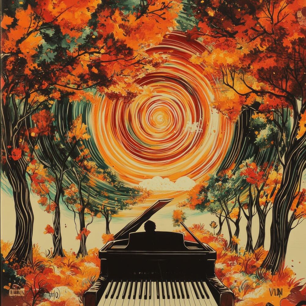 Picture of Raincoat Serenade for Little Ones: Celestial Drops on the Piano