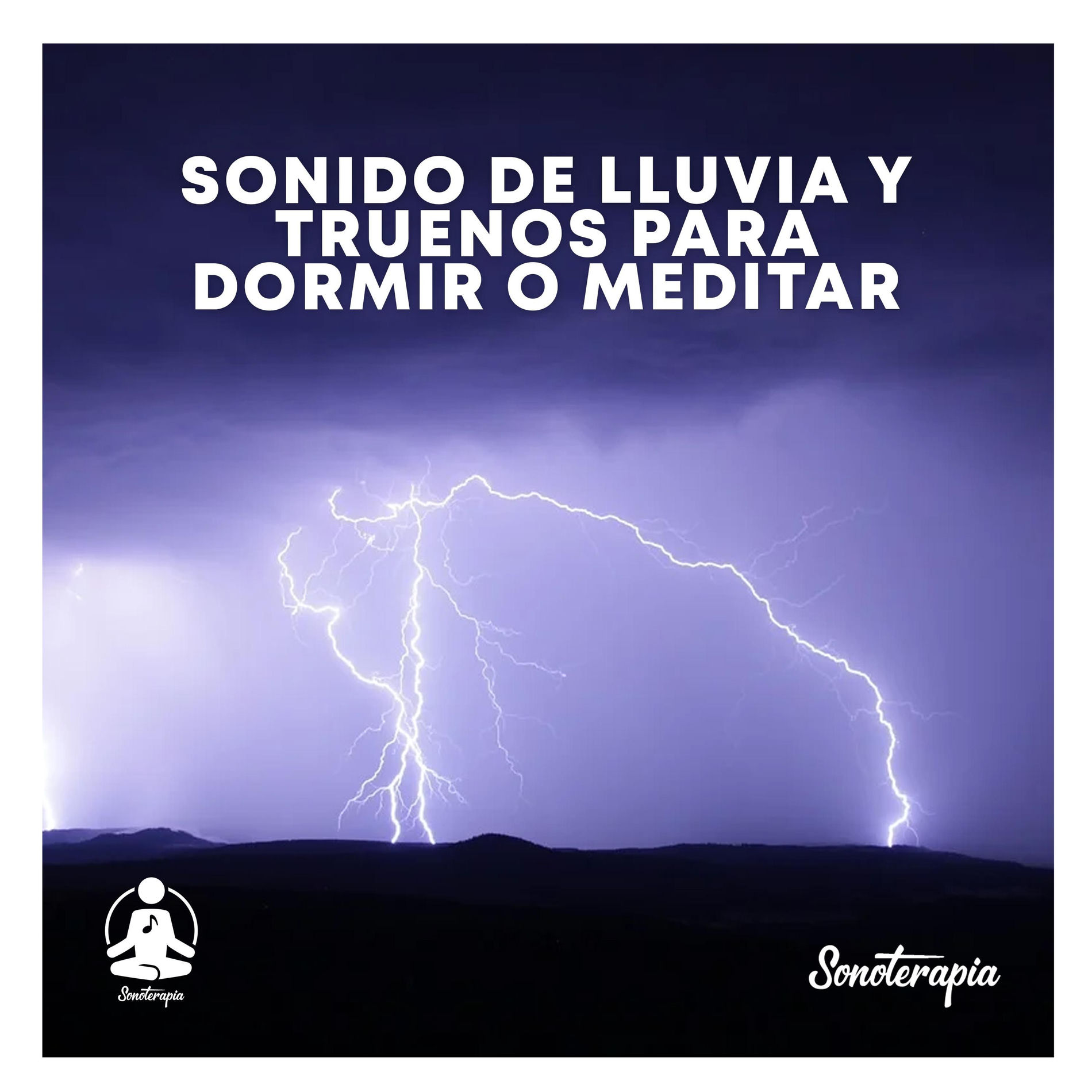 Album picture of Sonido de lluvia y truenos para dormir o meditar
