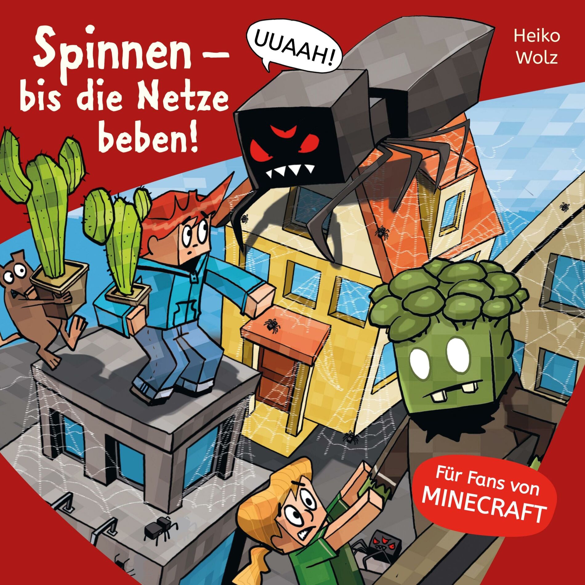 Album cover of Minecraft 8: Spinnen – bis die Netze beben!