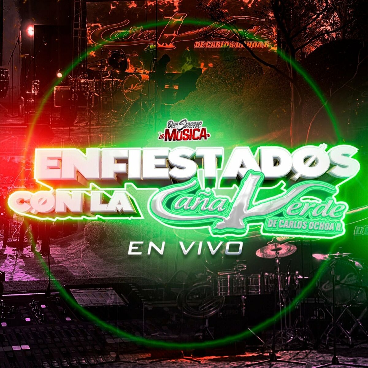 Album cover of Enfiestados con la Caña Verde, En Vivo
