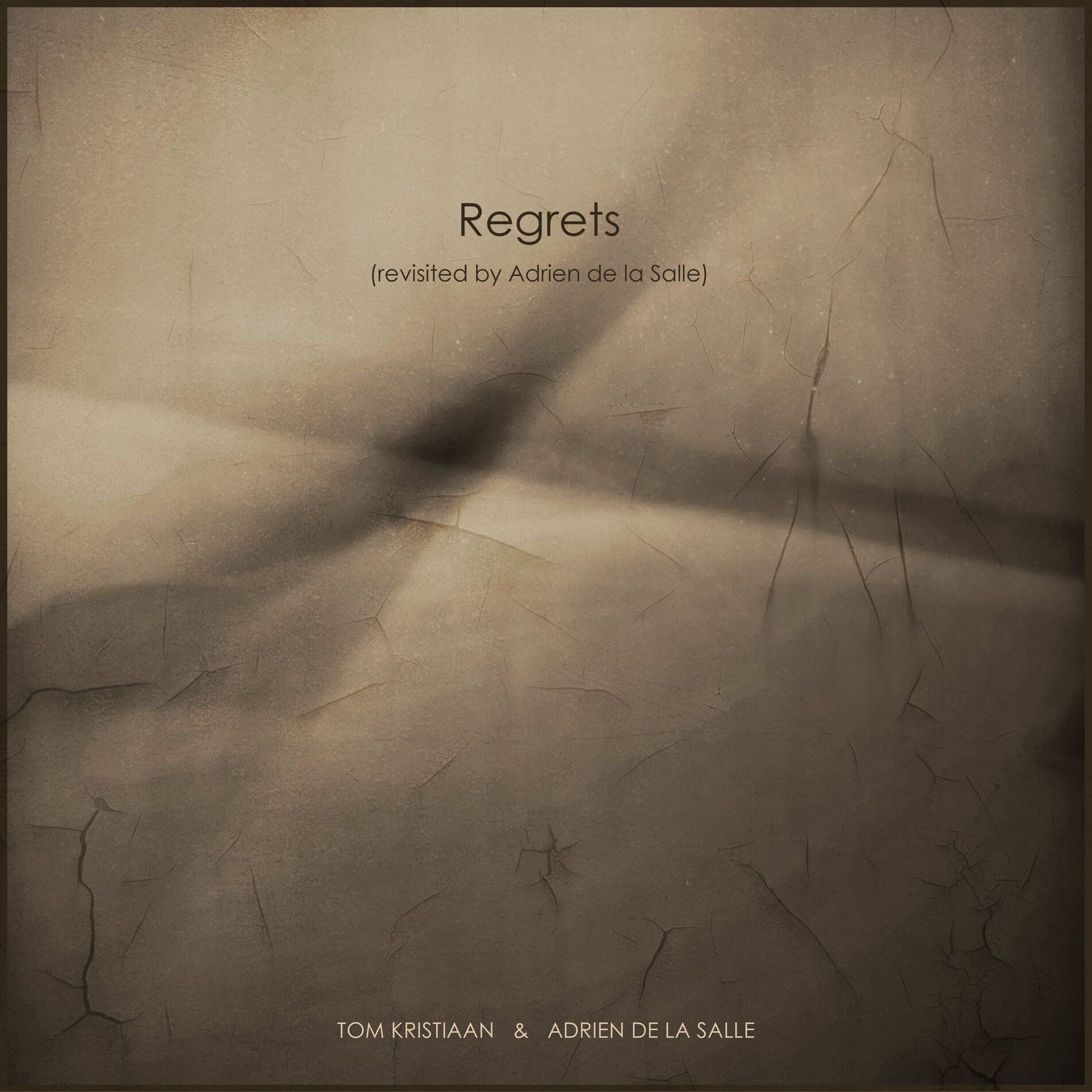 Album cover of Regrets (revisited by Adrien de la Salle)