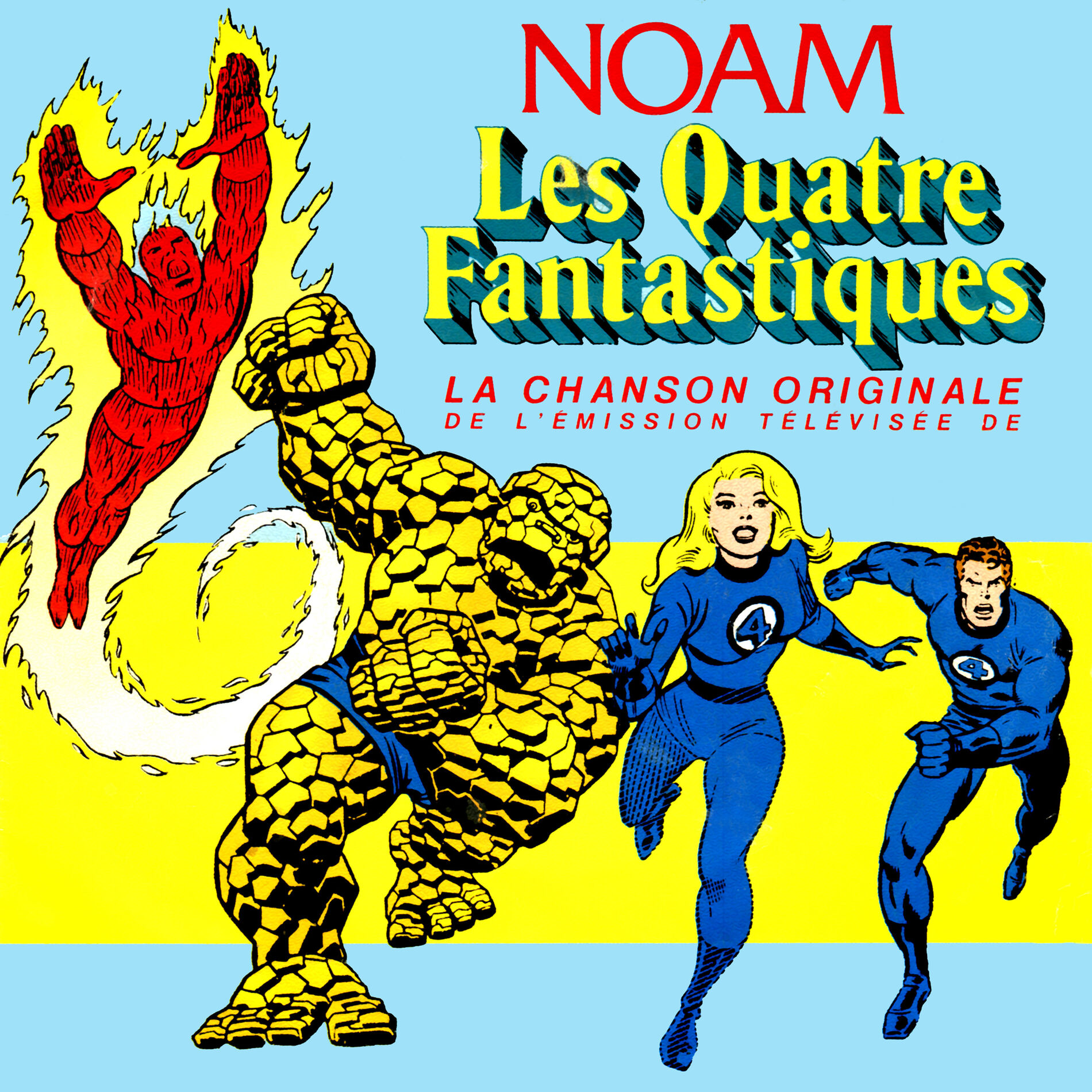 Album cover of Les quatre fantastiques (Chanson originale de la série télévisée) - Single