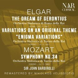 Cover of ELGAR: THE DREAM OF GERONTIUS, VARIATIONS ON AN ORIGINAL THEME "ENIGMA VARIATIONS"; MOZART: SYMPHONY No. 34