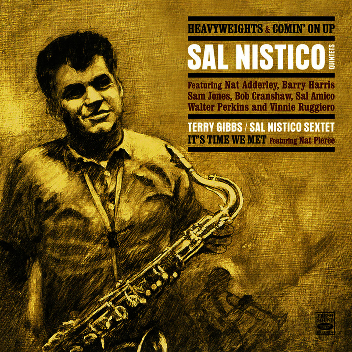 Album cover of Sal Nistico Quintets. Heavyweights / Comin' on Up / Terry Gibbs - Sal Nistico Sextet / It's Time We Met