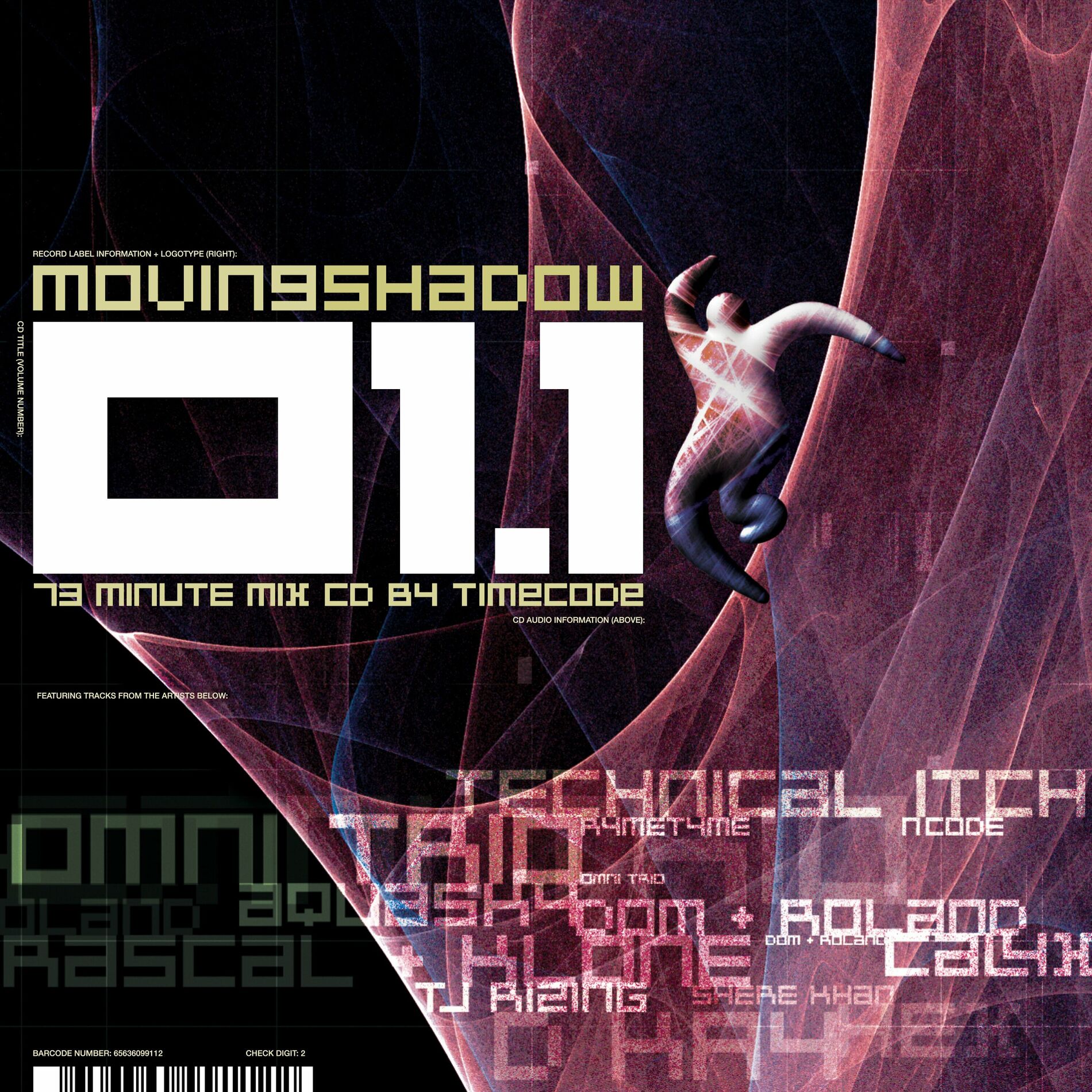 Album cover of Moving Shadow 01.1