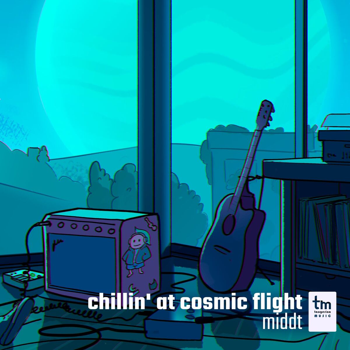 Album cover of chillin' at cosmic flight
