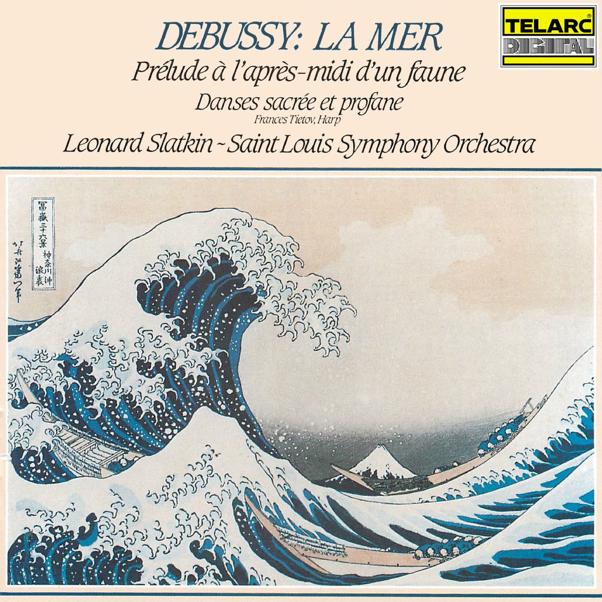Album cover of Debussy: La mer, L. 109; Prélude à l'après-midi d'un faune, L. 86; & Danses sacrée et profane, L. 103