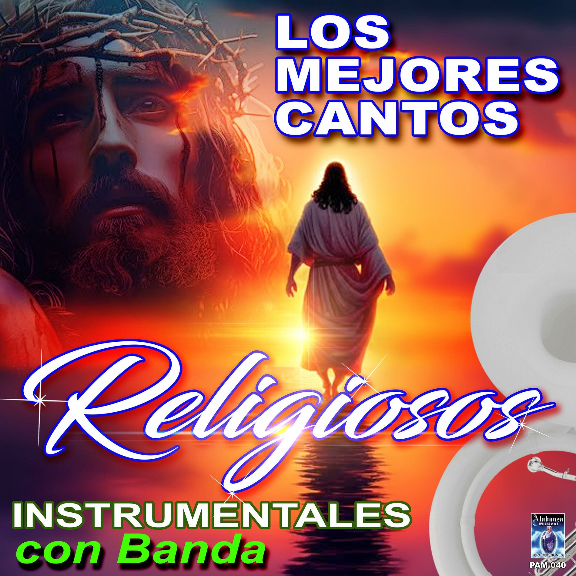 Album cover of Los Mejores Cantos Religiosos con Banda (Instrumental)