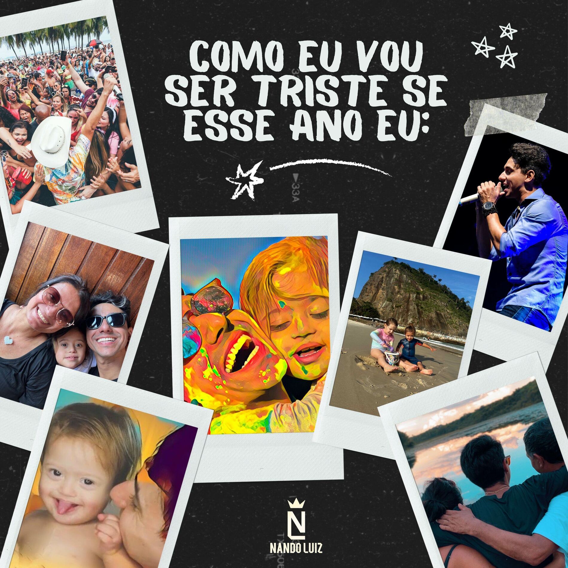 Album cover of Como eu vou ser triste se esse ano eu