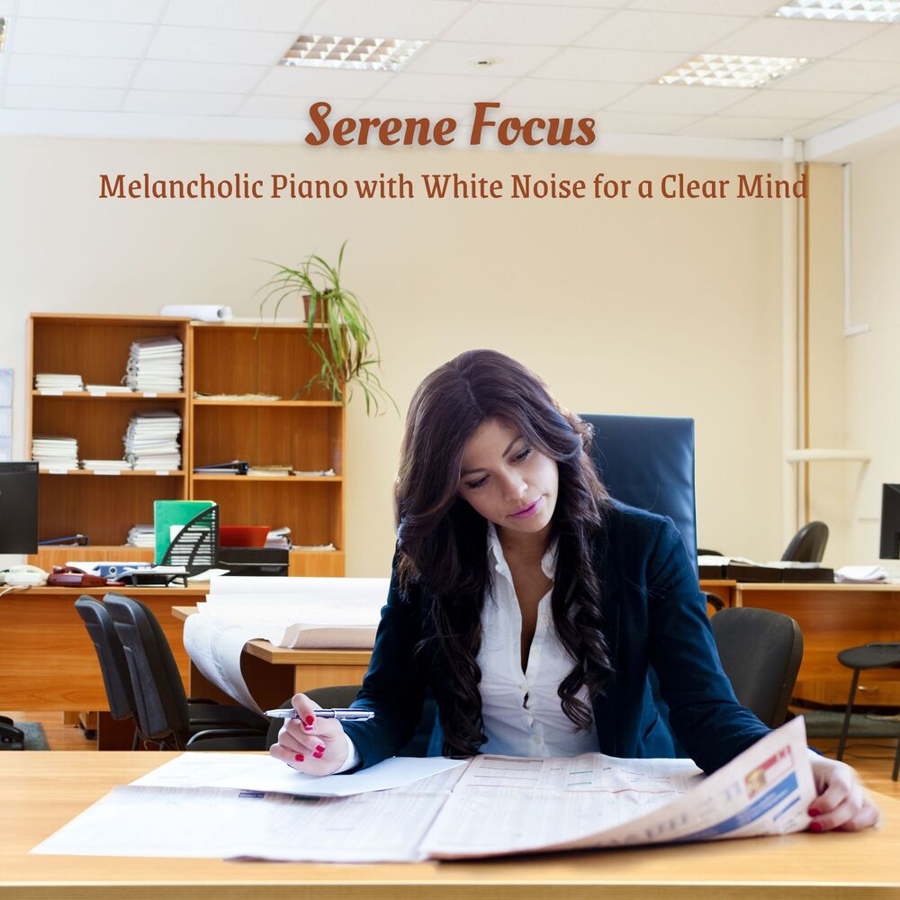 Picture of Serene Focus: Melancholic Piano with White Noise for a Clear Mind