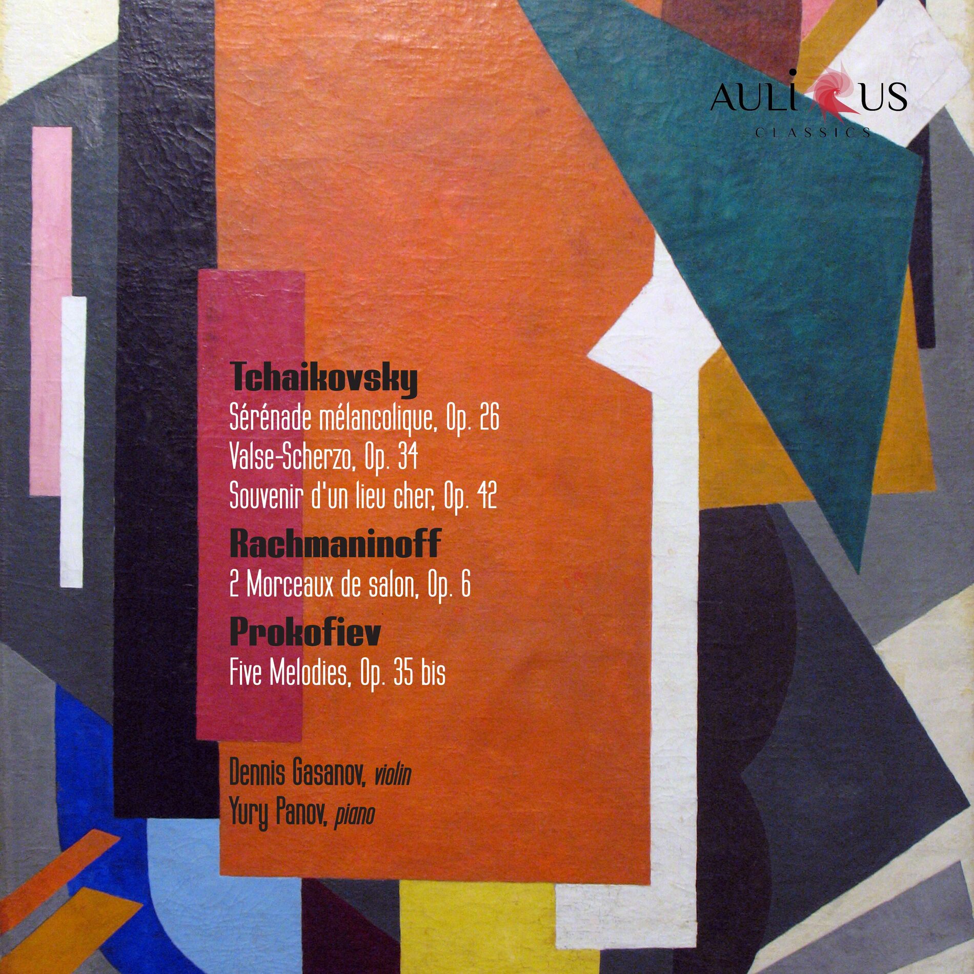 Album cover of Five Melodies, Op. 35 bis: V. Andante non troppo