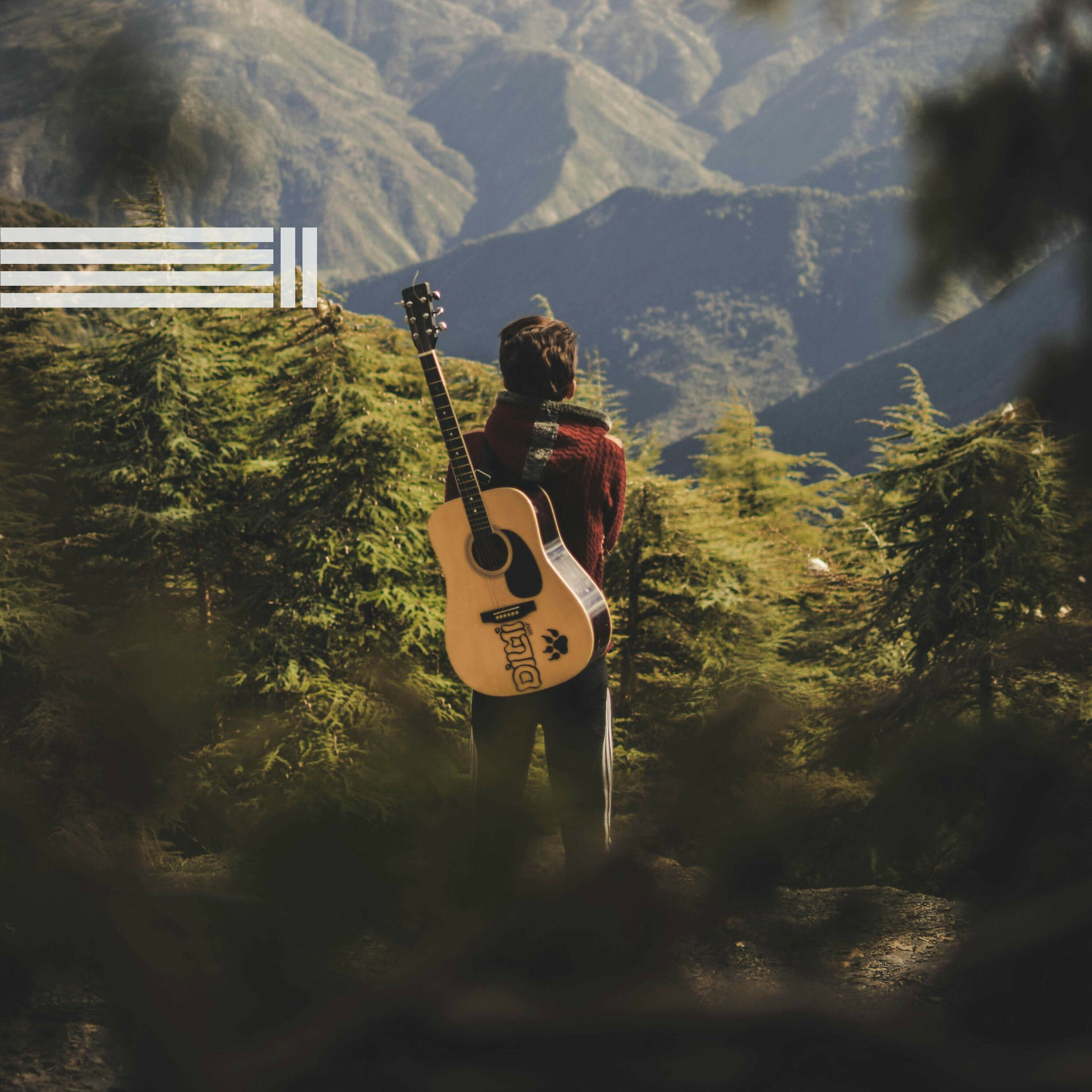 Album cover of Entspannende Gitarren- und Waldgeräusche