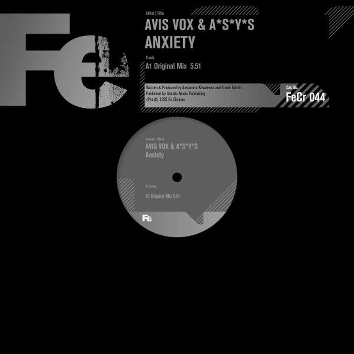 Album cover of Anxiety (Original Mix)