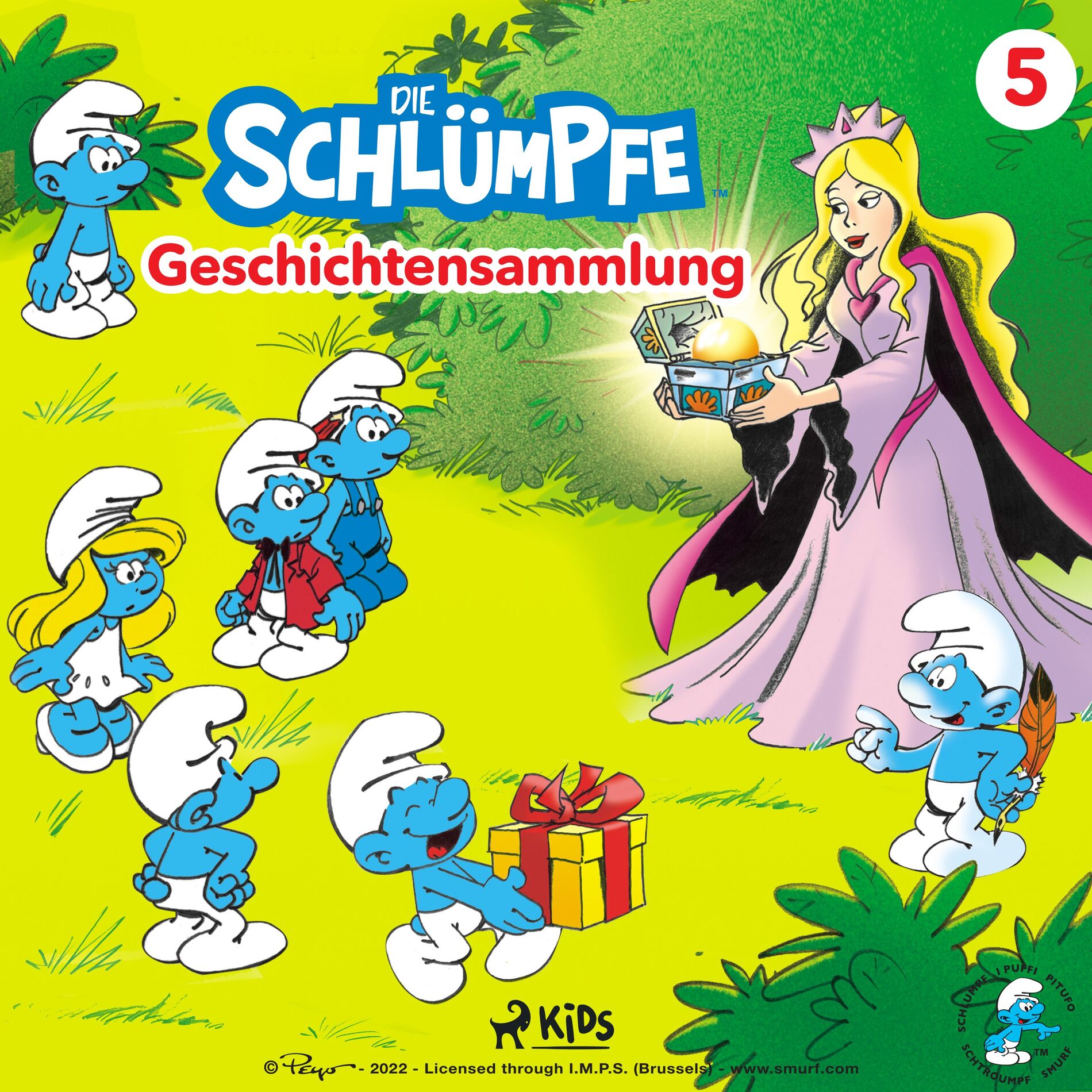 Album cover of Die Schlümpfe - Geschichtensammlung 5