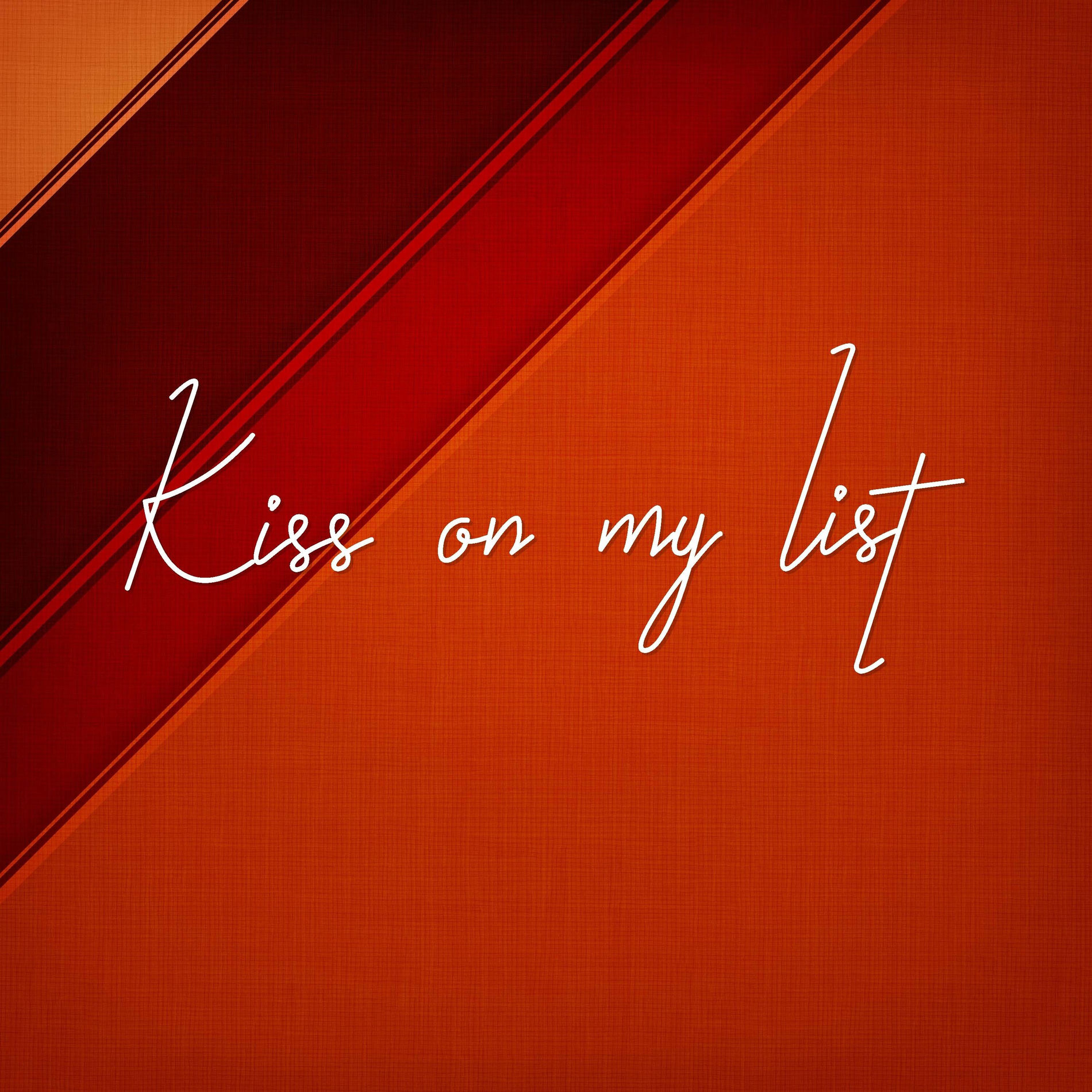 Album cover of Kiss on My List