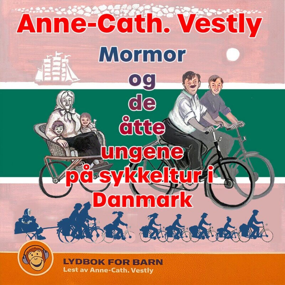 Album cover of Mormor og de åtte ungene på sykketur i Danmark