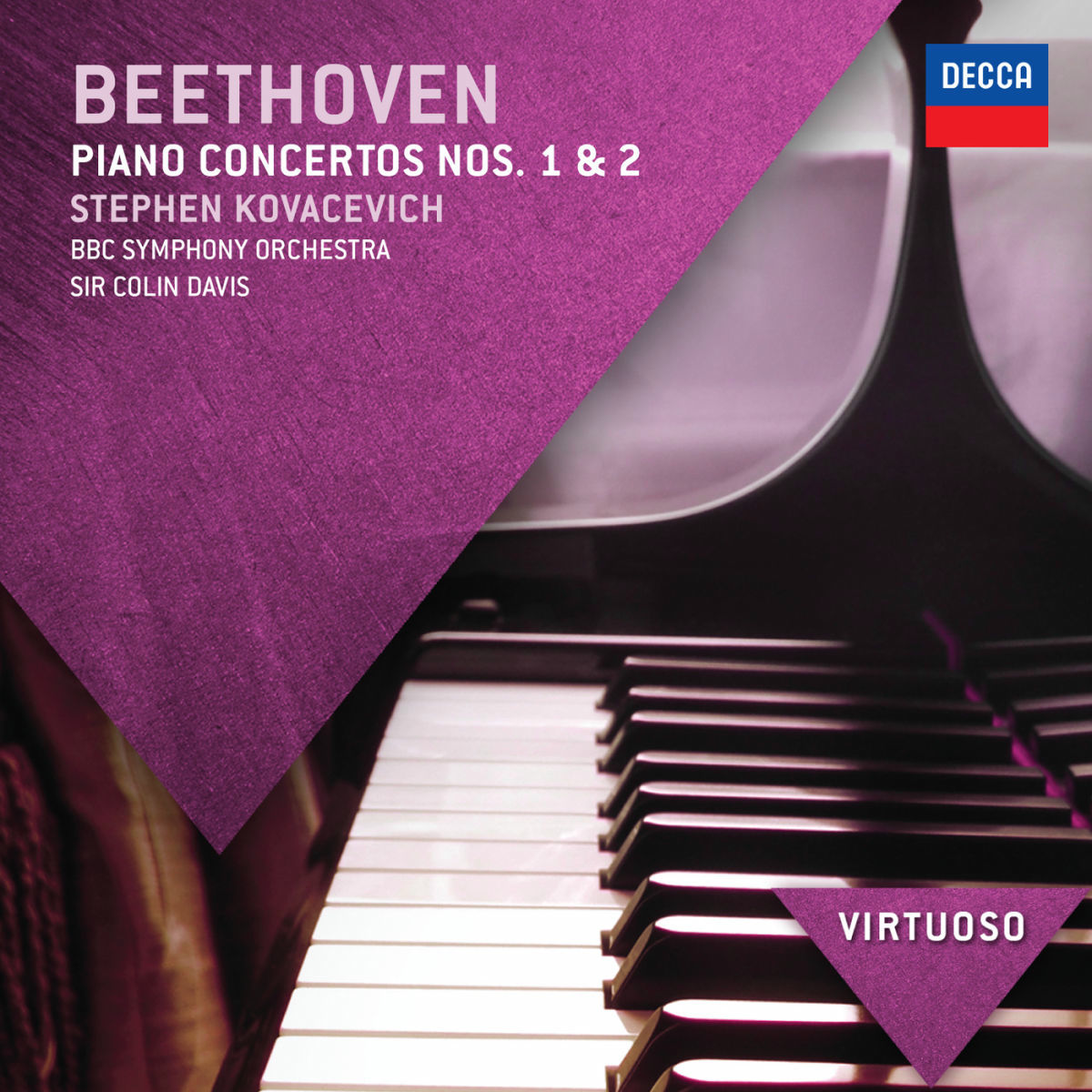 Album cover of Beethoven: Piano Concertos Nos. 1 & 2