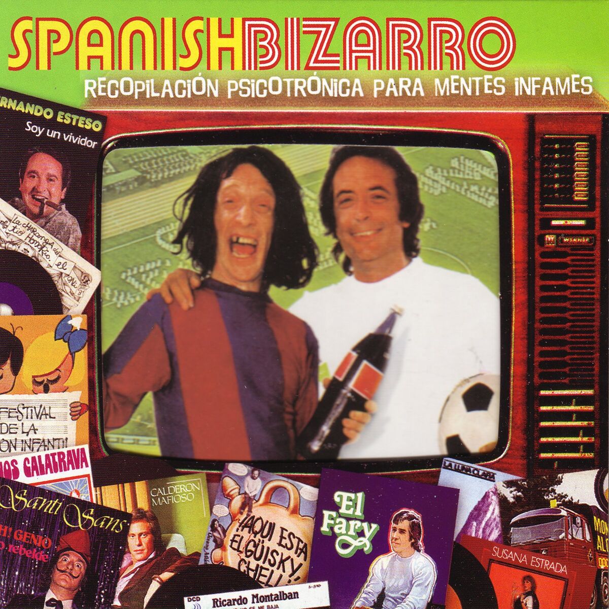 Album cover of Spanish Bizarro. Recopilación Psicotrónica para Mentes Infames