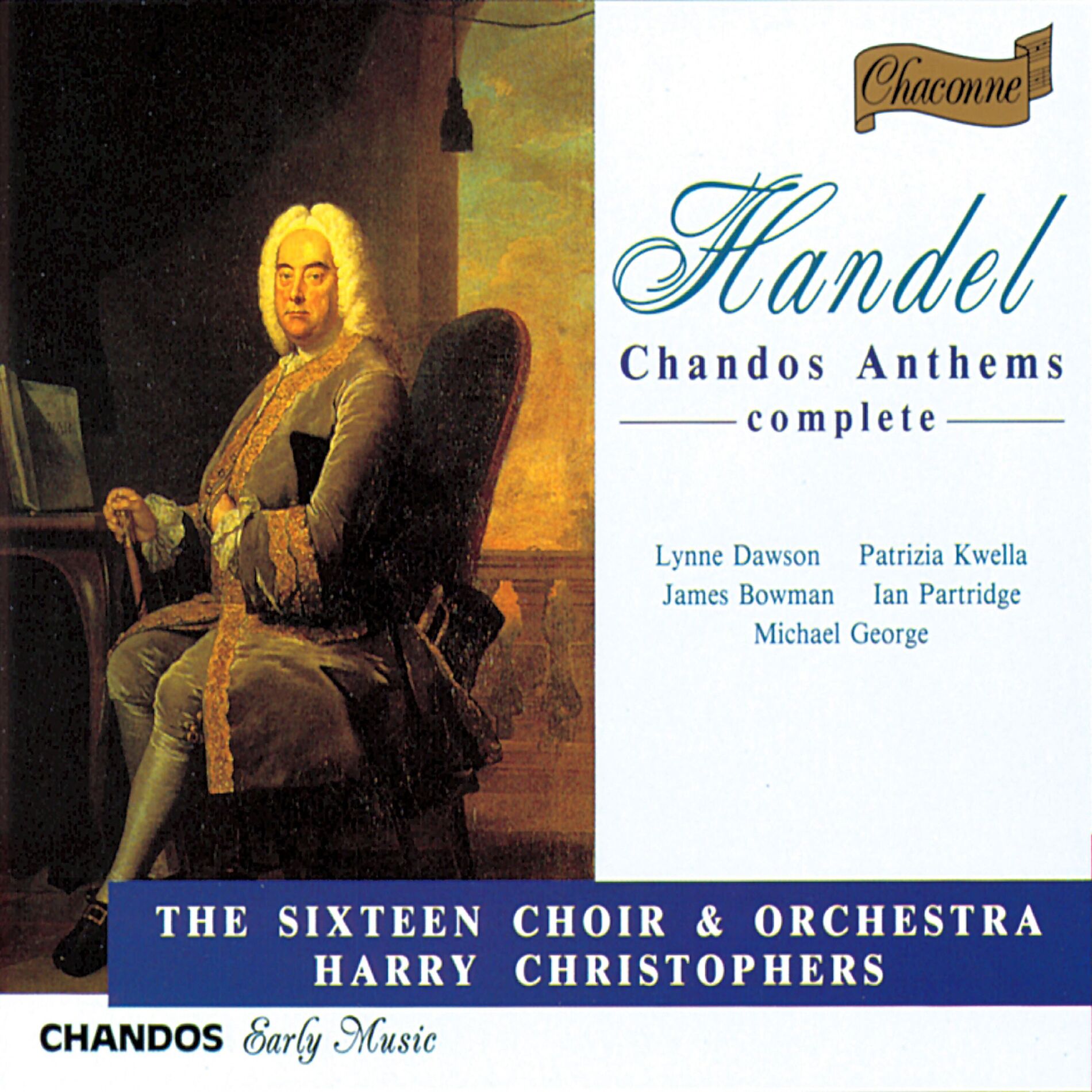 Album cover of Chandos Anthem No. 2, HWV 247, 