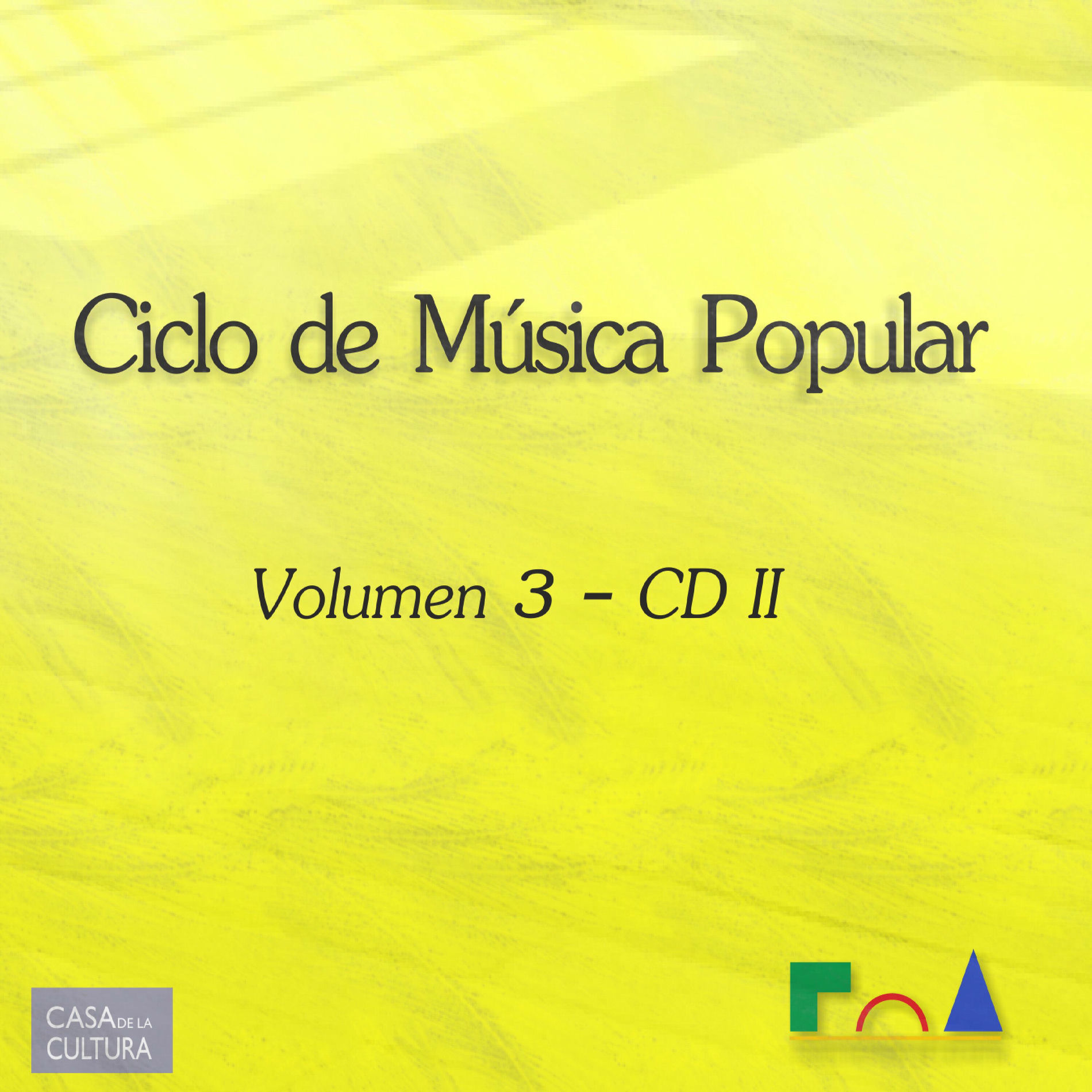 Album cover of Ciclo de Música Popular Vol 3 CD II