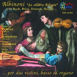 Cover of Albinoni “Le célèbre Adagio”
