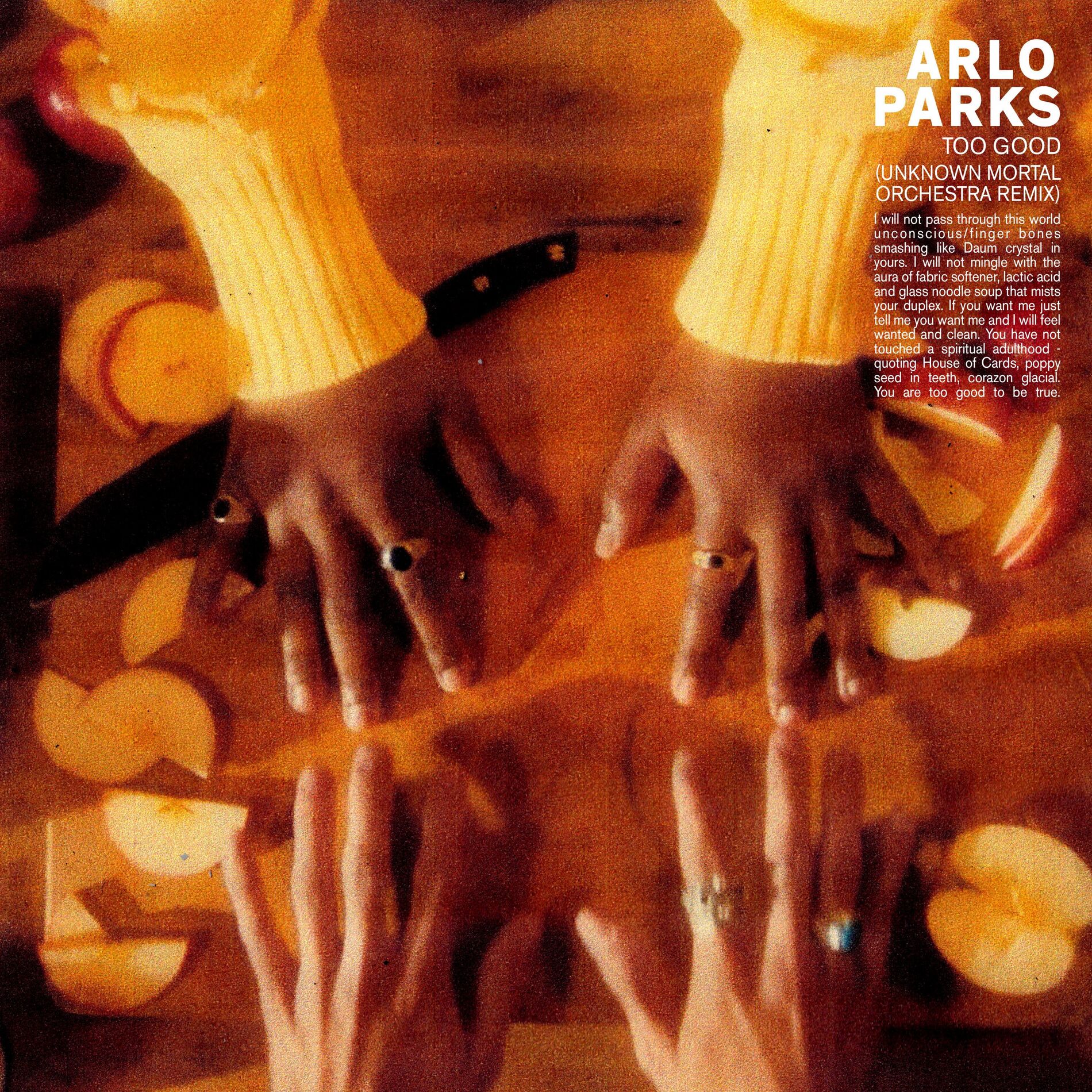 Album cover of Too Good (Unknown Mortal Orchestra Remix)
