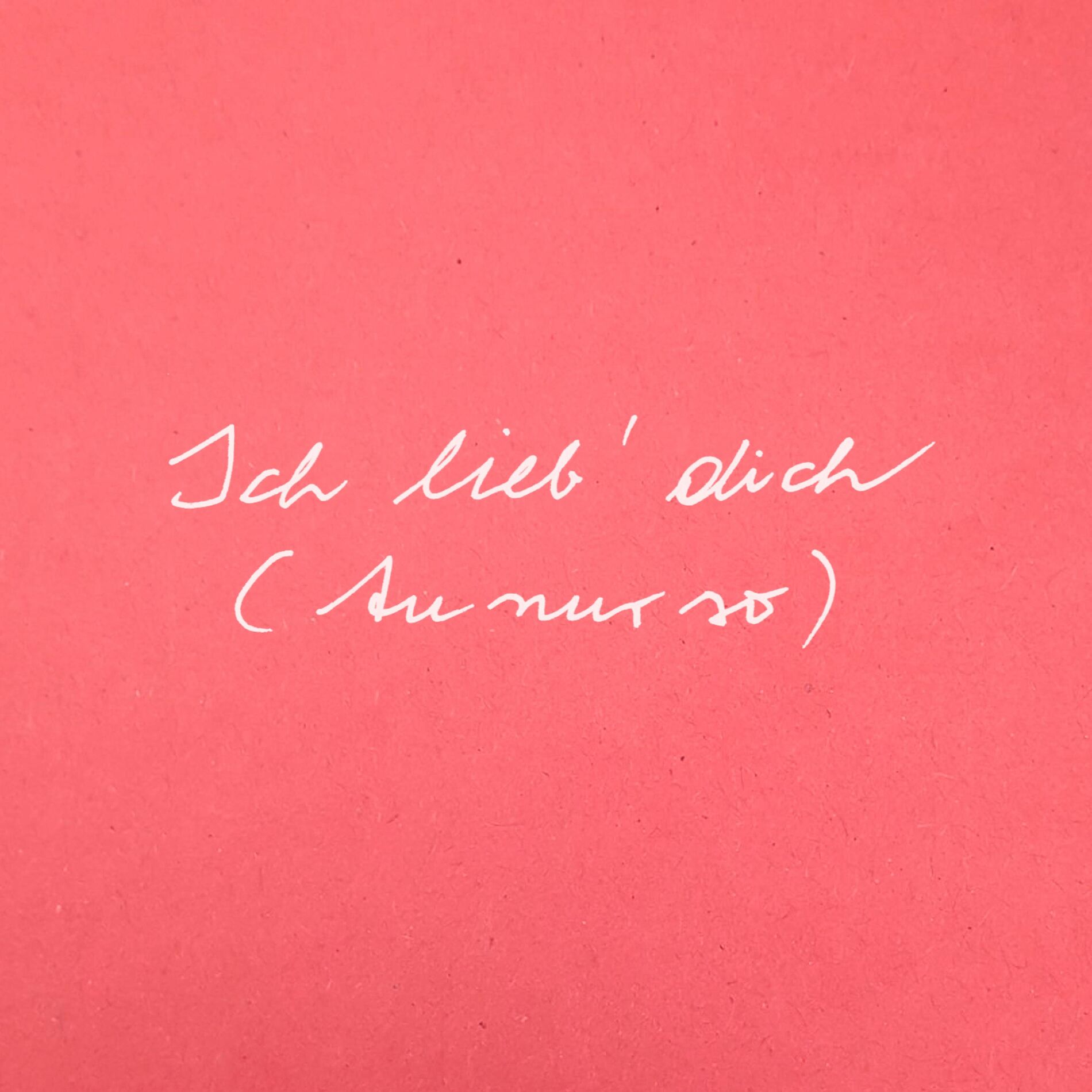 Album cover of Ich lieb dich (tu nur so)
