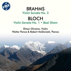 Cover of Brahms & Bloch: Violin Works