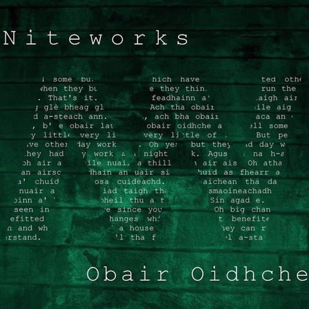 Album cover of Niteworks : Obair Oidhche