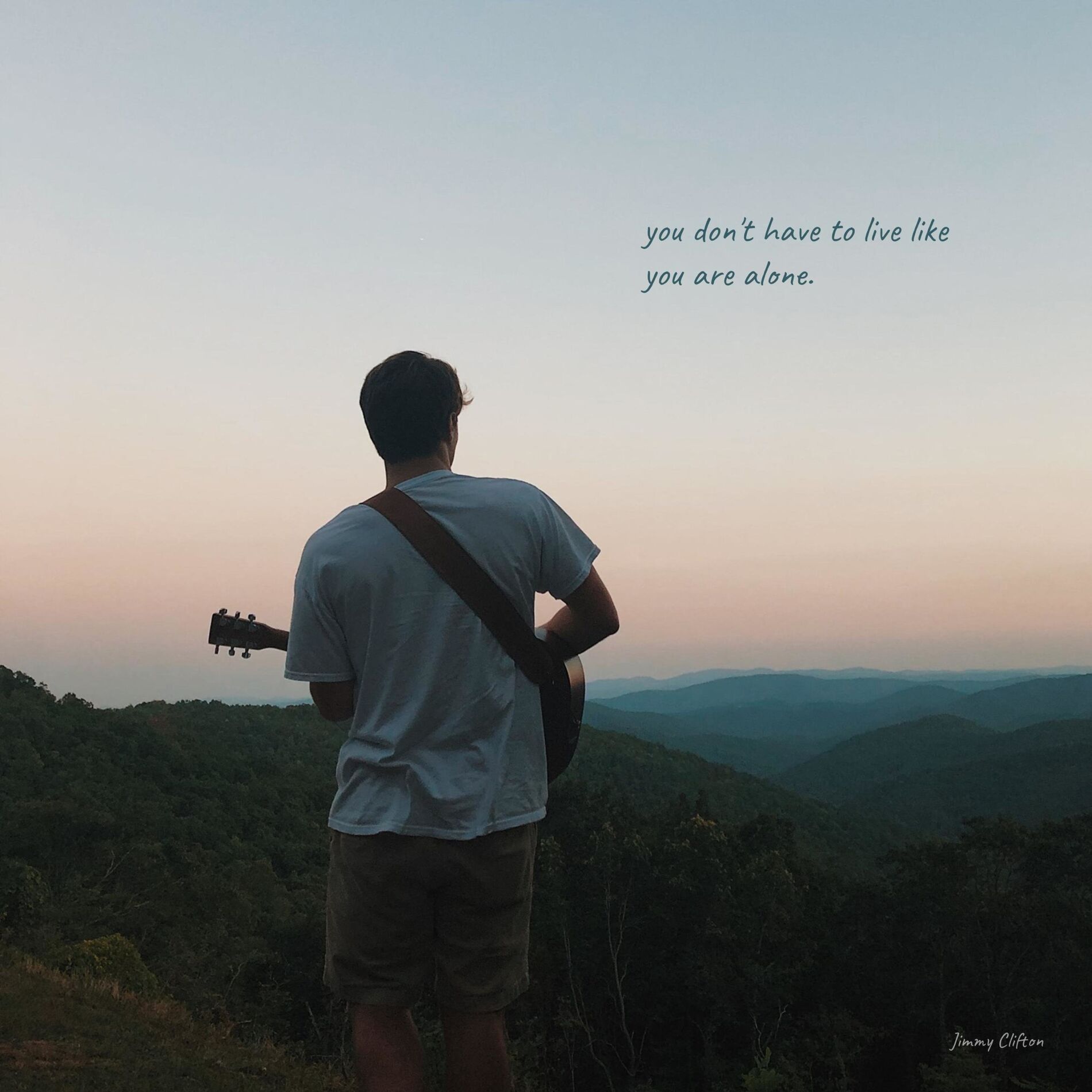 Album cover of you don't have to live like you are alone.