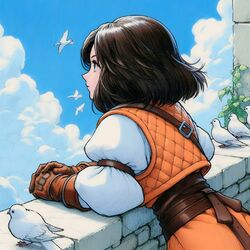 Cover of A Song From Her Memory (FFIX) lofi