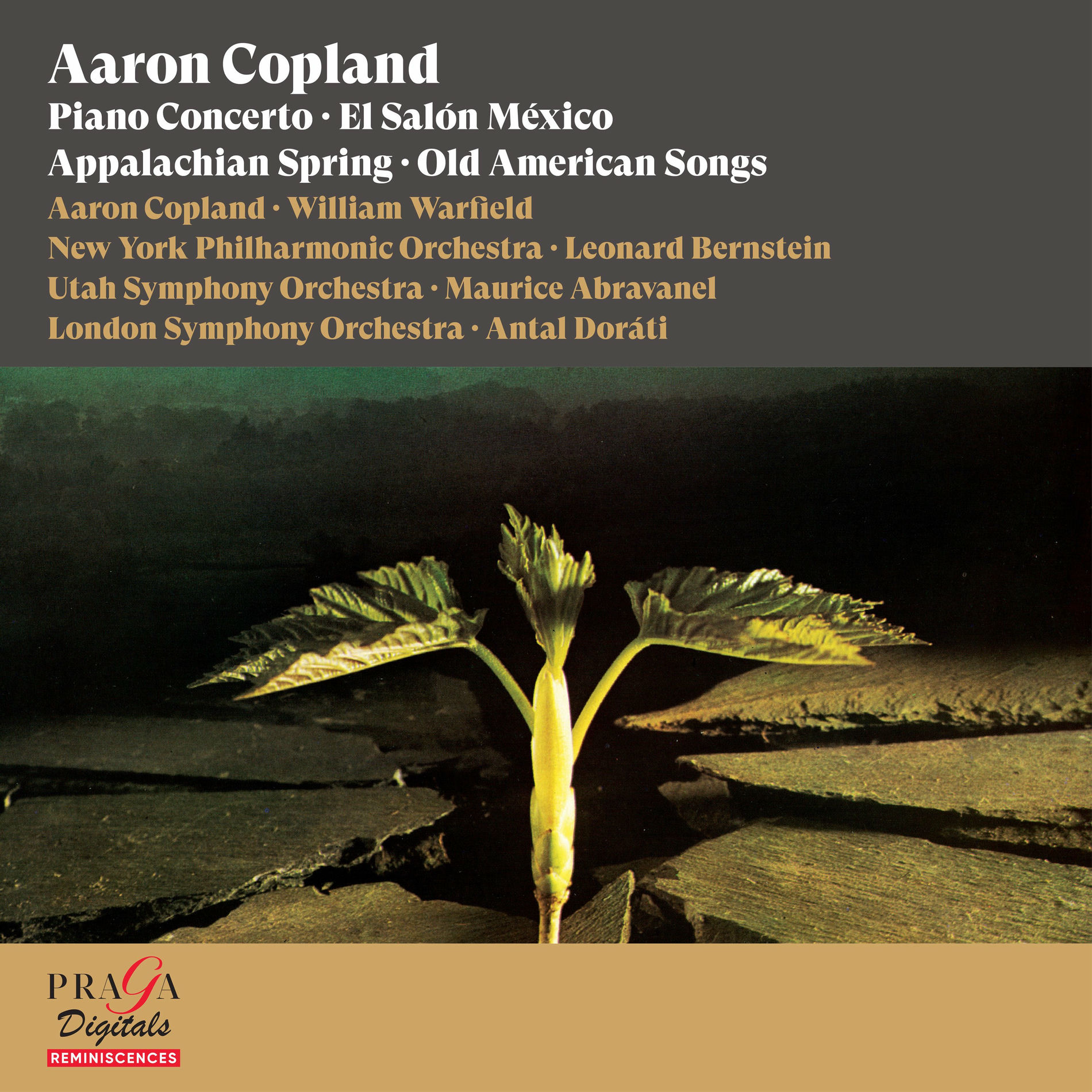 Album cover of Aaron Copland: Piano Concerto, El Salón México, Appalachian Spring, Old American Songs