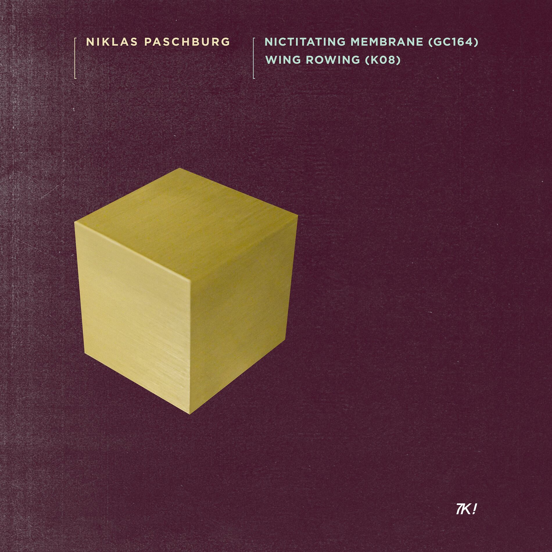 Album cover of Nictitating Membrane (GC164) / Wing Rowing (K08)