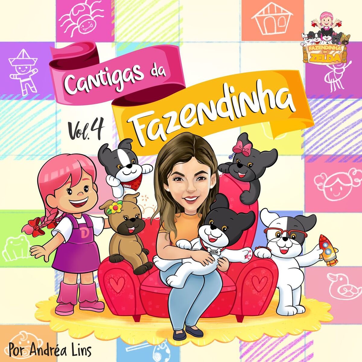 Album cover of Cantigas da Fazendinha
