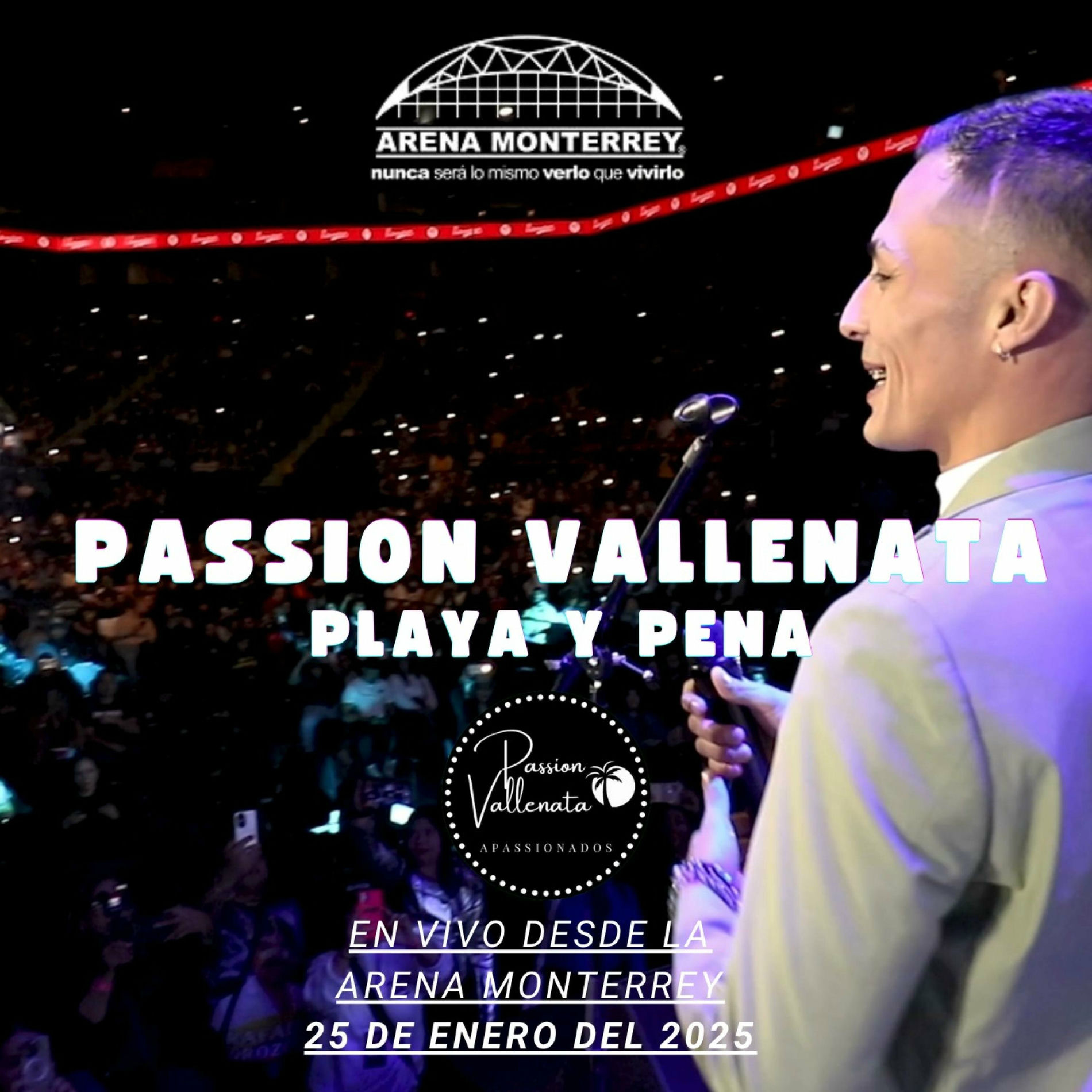 Album cover of PLAYA Y PENA PASSION VALLENATA EN VIVO ARENA MONTERREY (En vivo)