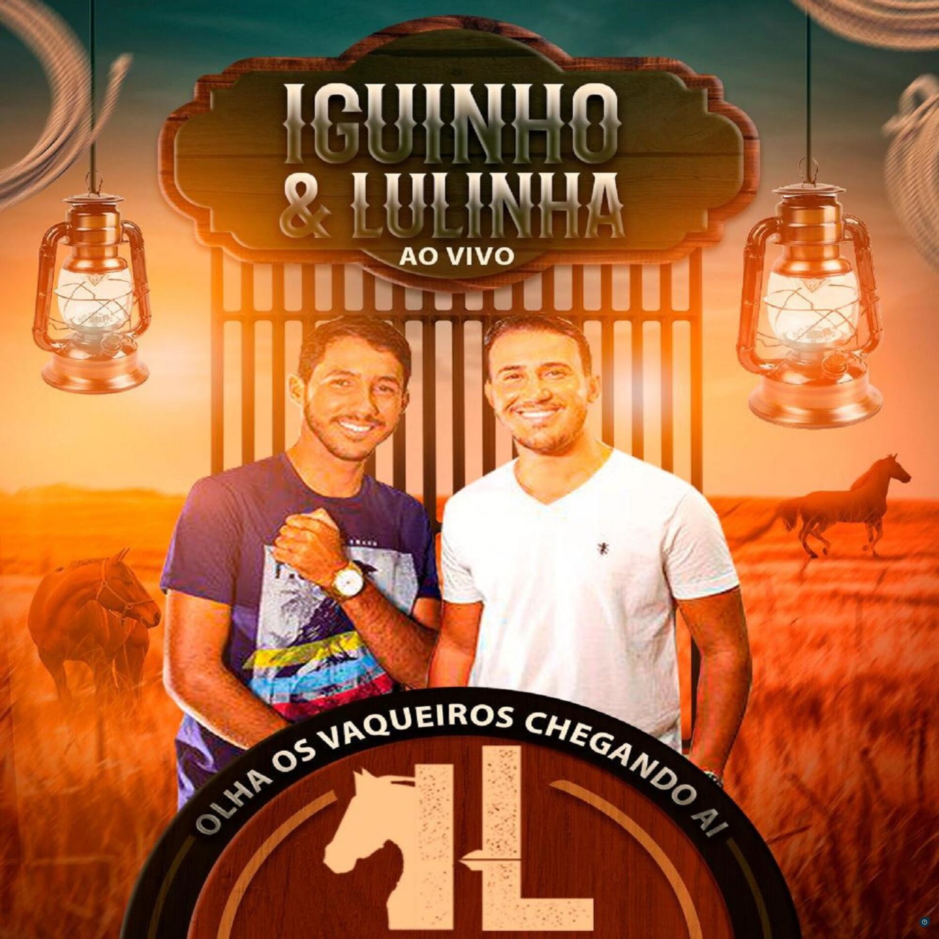 Album cover of Olha os Vaqueiros Chegando Ai - Ao Vivo
