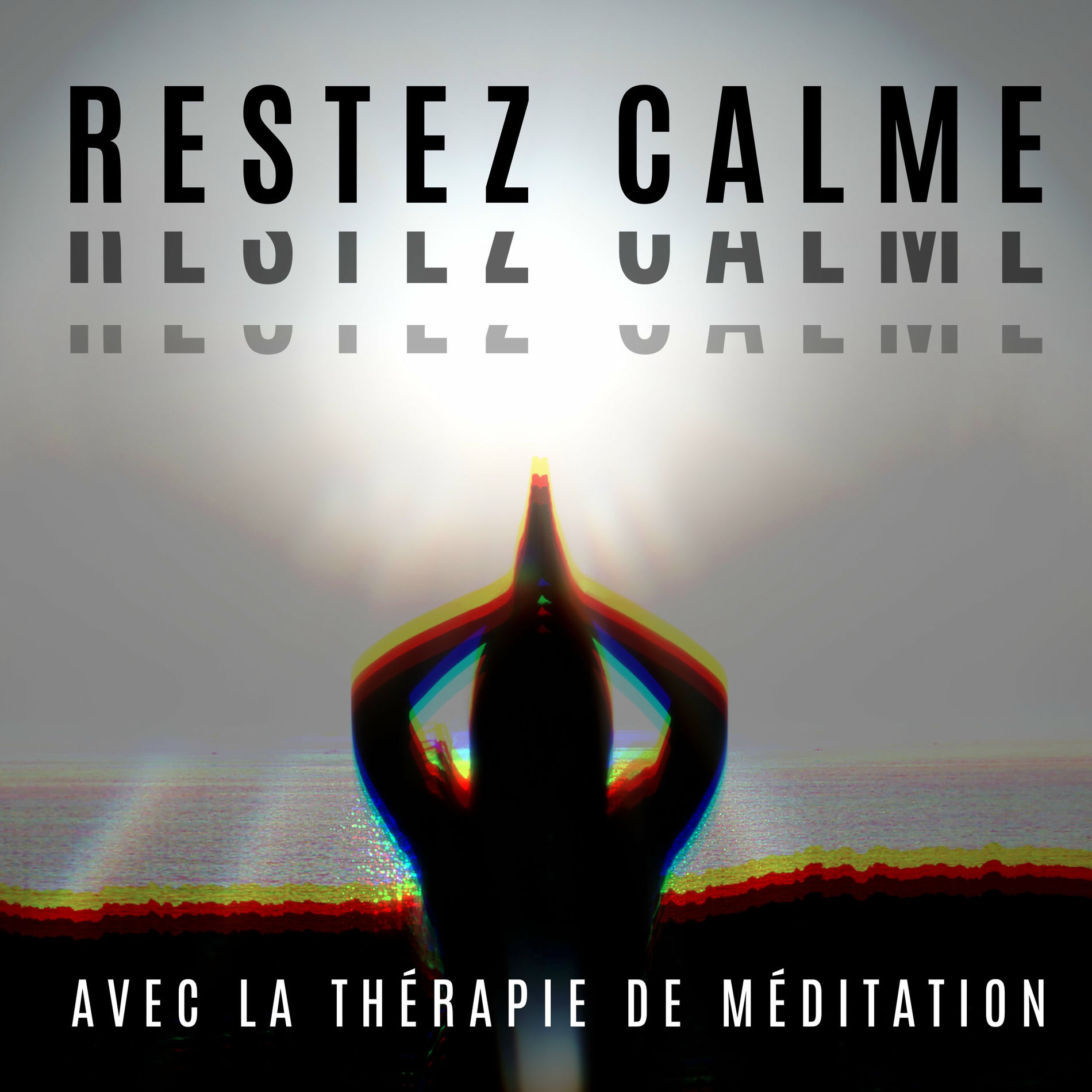 Album cover of Restez calme avec la thérapie de méditation: respiration profonde pour les symptômes de panique avec la musique New Age