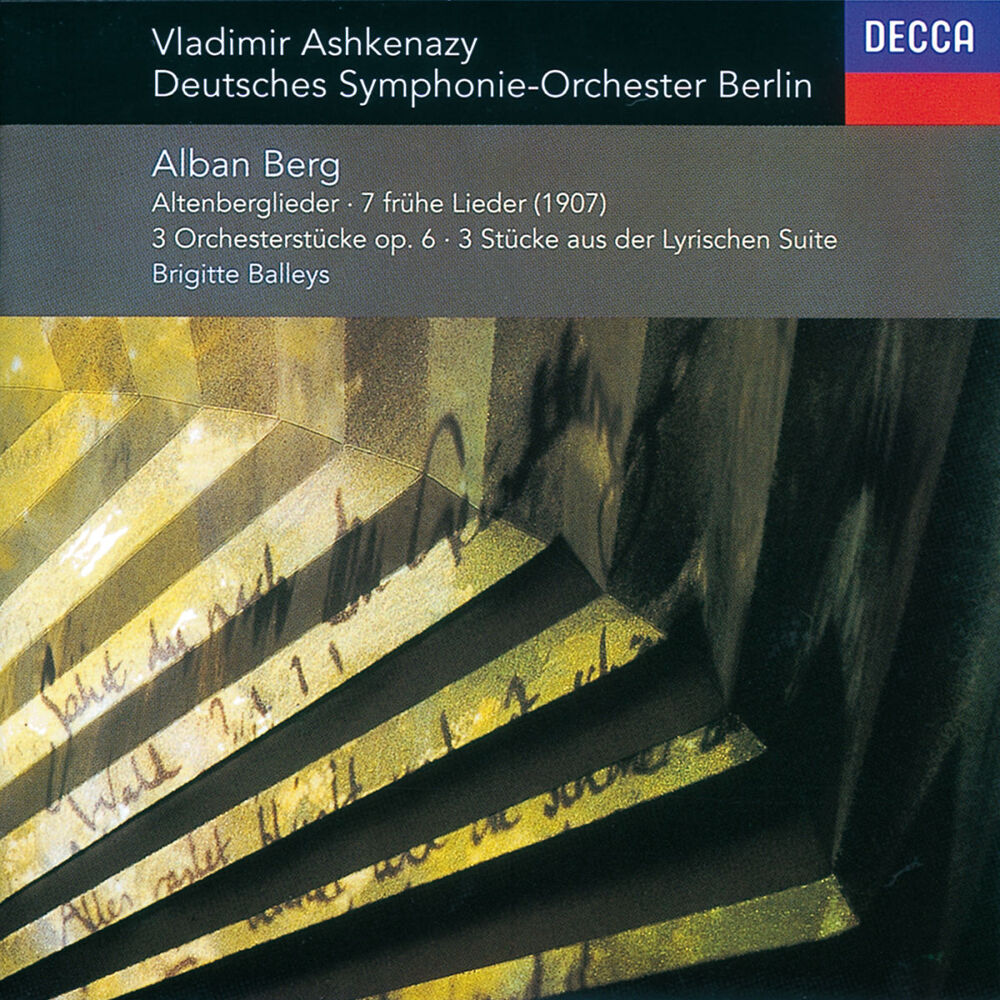 Picture of Berg: Altenberg-Lieder; 7 Frühe Lieder; 3 Pieces from 'Lyric Suite', etc.