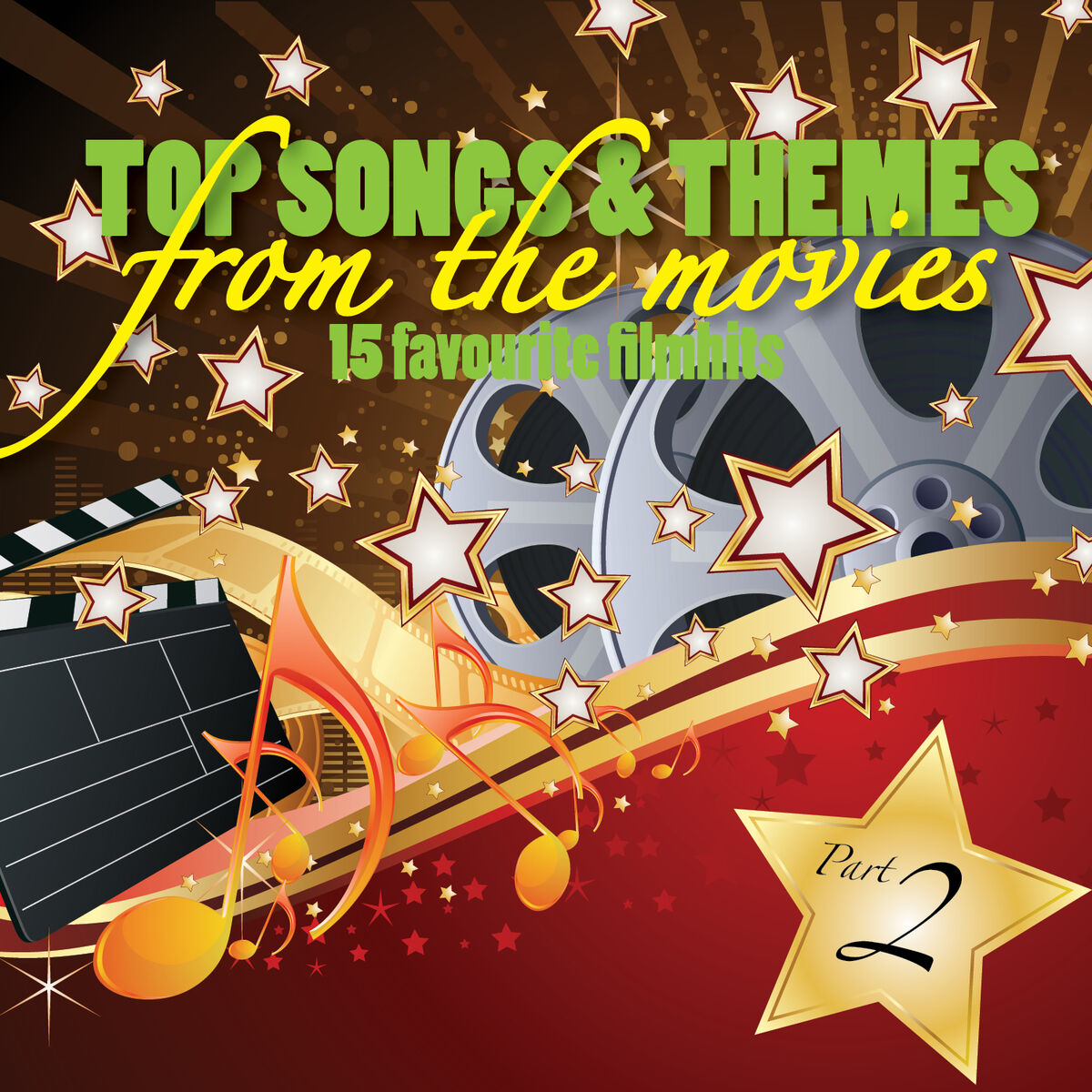 Album cover of Top Songs & Themes from the Movies - 15 Favourite Film Hits - Pt. 2